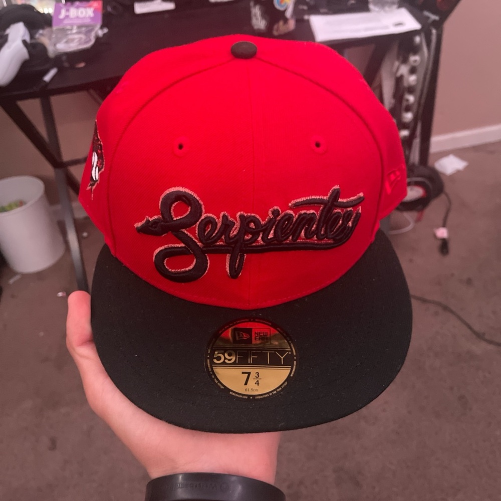 New Era Scarlet and Black 59FIFTY Hat